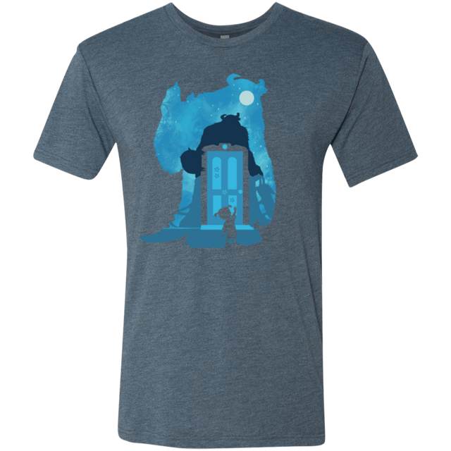 T-Shirts Indigo / S Monster Portrait Men's Triblend T-Shirt