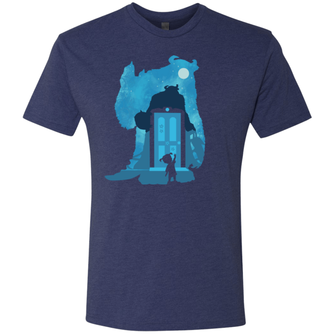 T-Shirts Vintage Navy / S Monster Portrait Men's Triblend T-Shirt