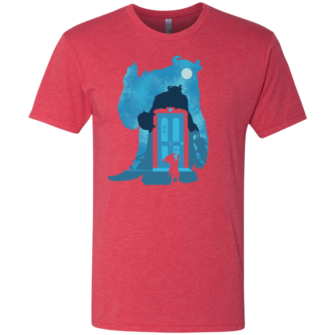 T-Shirts Vintage Red / S Monster Portrait Men's Triblend T-Shirt