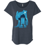 T-Shirts Vintage Navy / X-Small Monster Portrait Triblend Dolman Sleeve