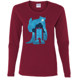 T-Shirts Cardinal / S Monster Portrait Women's Long Sleeve T-Shirt