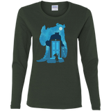 T-Shirts Forest / S Monster Portrait Women's Long Sleeve T-Shirt