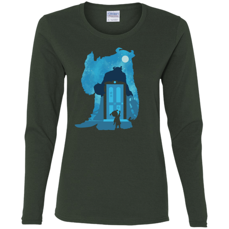 T-Shirts Forest / S Monster Portrait Women's Long Sleeve T-Shirt