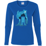 T-Shirts Royal / S Monster Portrait Women's Long Sleeve T-Shirt