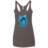 T-Shirts Macchiato / X-Small Monster Portrait Women's Triblend Racerback Tank