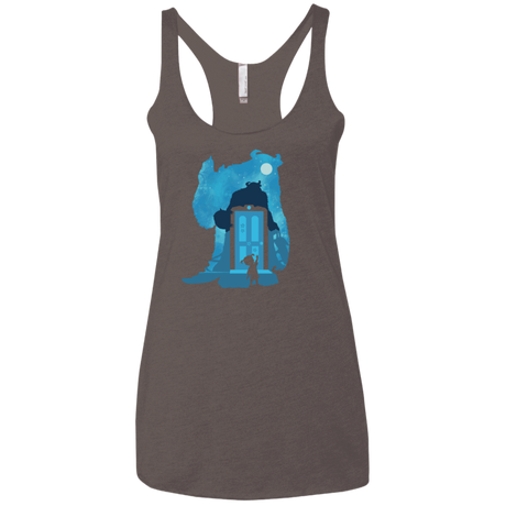T-Shirts Macchiato / X-Small Monster Portrait Women's Triblend Racerback Tank