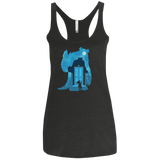 T-Shirts Vintage Black / X-Small Monster Portrait Women's Triblend Racerback Tank