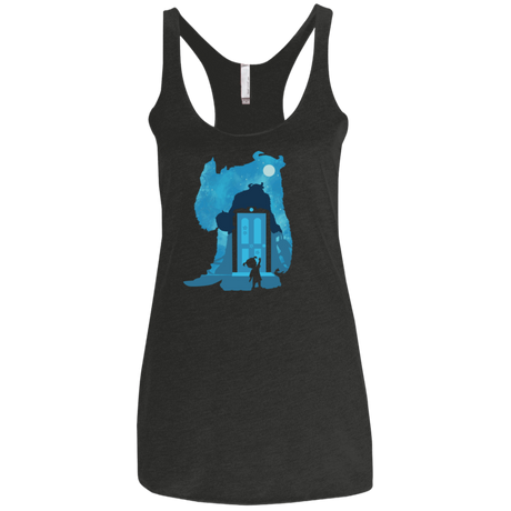 T-Shirts Vintage Black / X-Small Monster Portrait Women's Triblend Racerback Tank