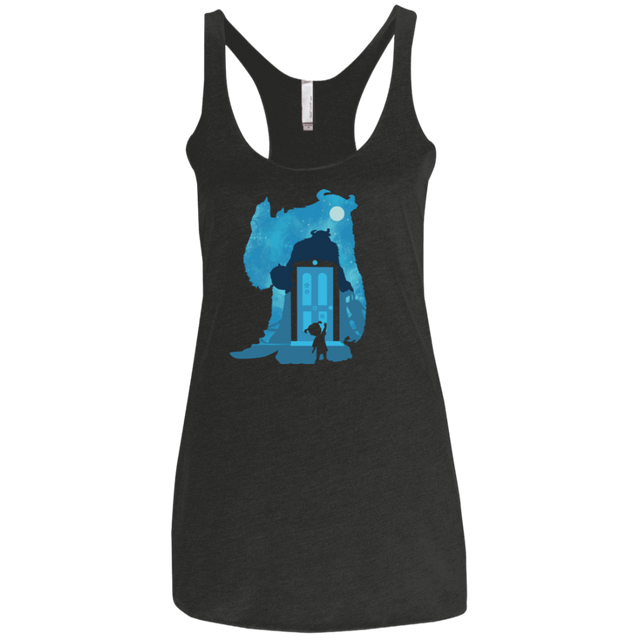 T-Shirts Vintage Black / X-Small Monster Portrait Women's Triblend Racerback Tank