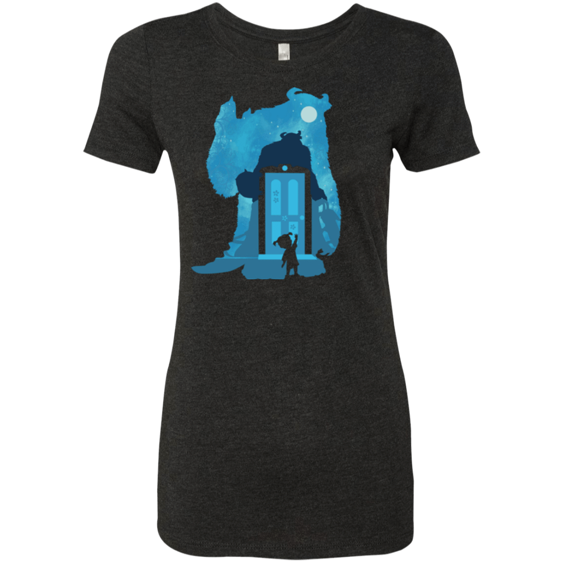 T-Shirts Vintage Black / S Monster Portrait Women's Triblend T-Shirt