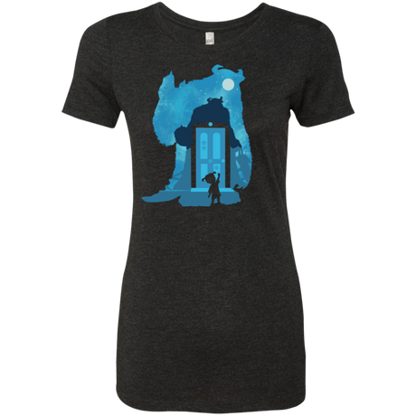 T-Shirts Vintage Black / S Monster Portrait Women's Triblend T-Shirt