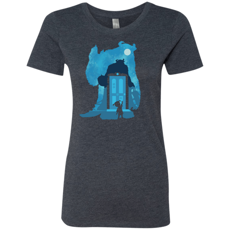 T-Shirts Vintage Navy / S Monster Portrait Women's Triblend T-Shirt