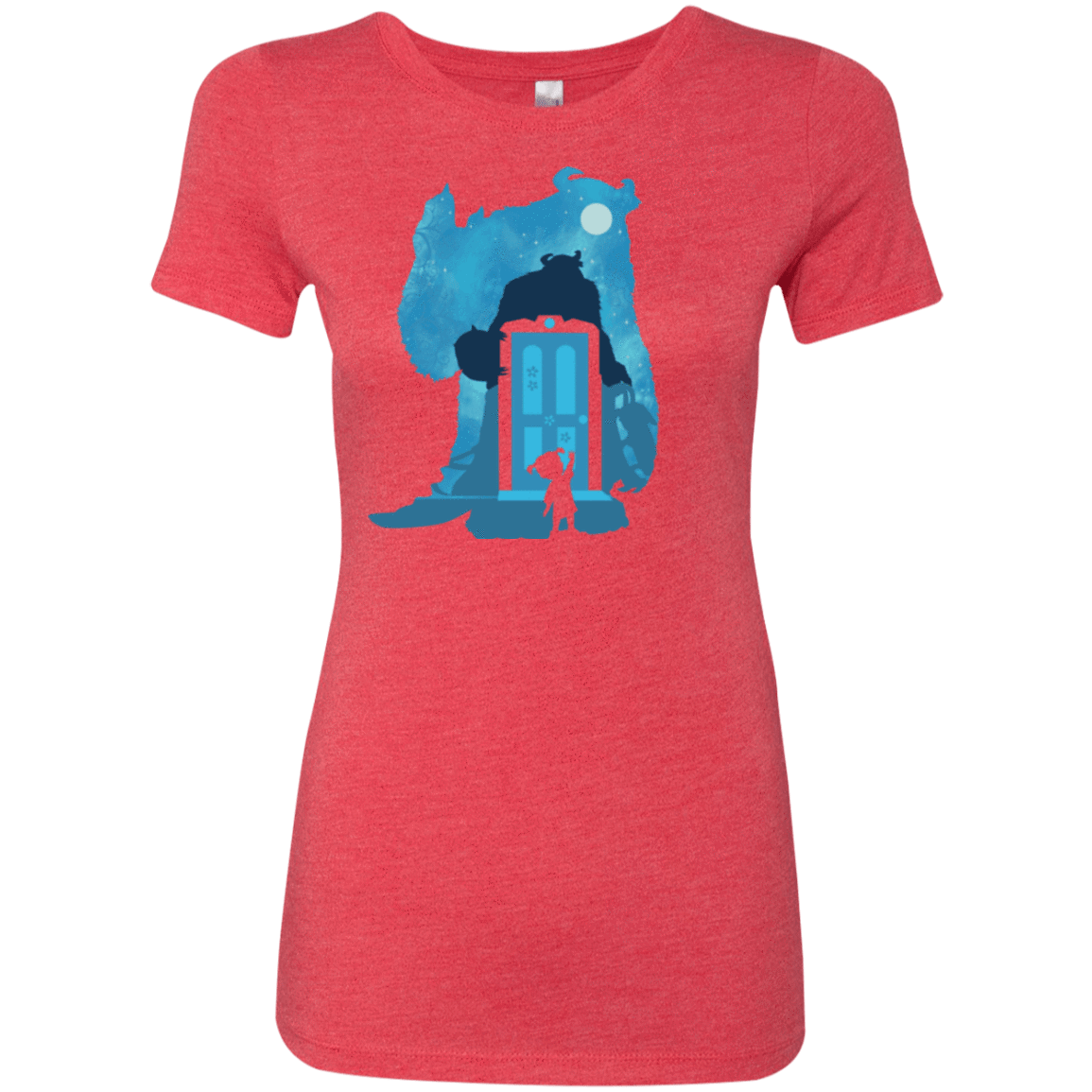T-Shirts Vintage Red / S Monster Portrait Women's Triblend T-Shirt