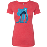 T-Shirts Vintage Red / S Monster Portrait Women's Triblend T-Shirt