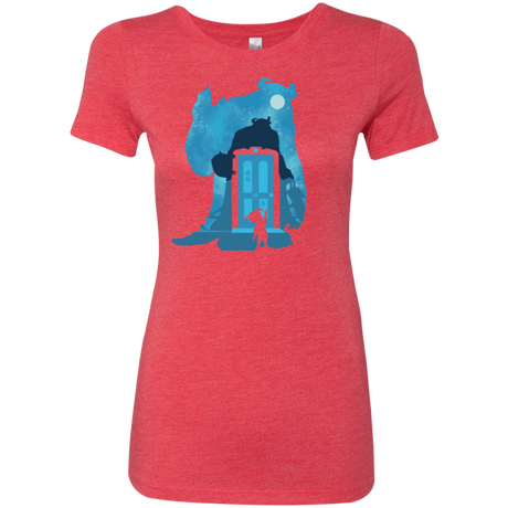 T-Shirts Vintage Red / S Monster Portrait Women's Triblend T-Shirt