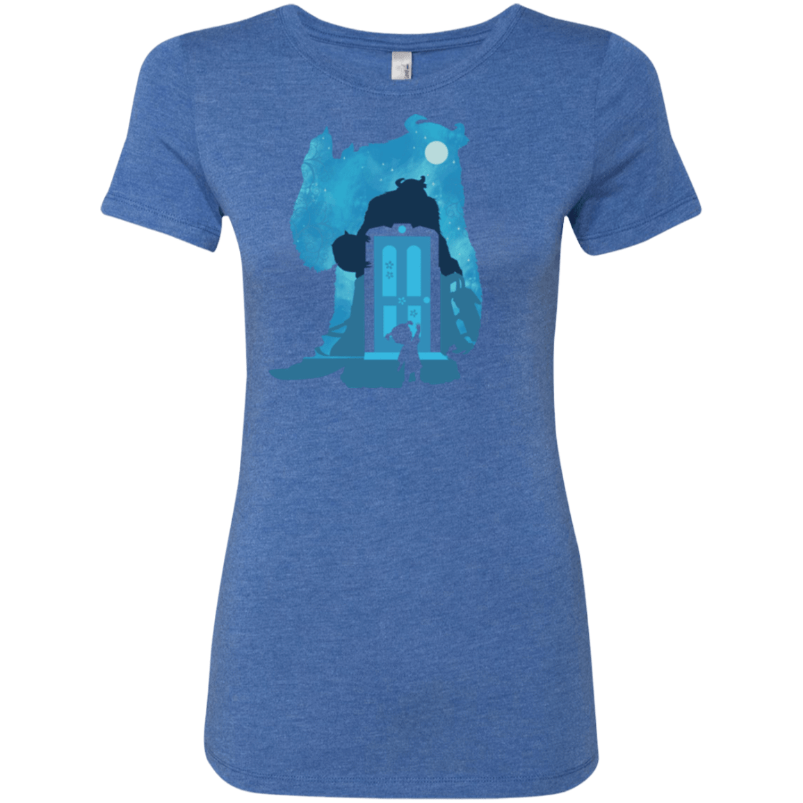 T-Shirts Vintage Royal / S Monster Portrait Women's Triblend T-Shirt