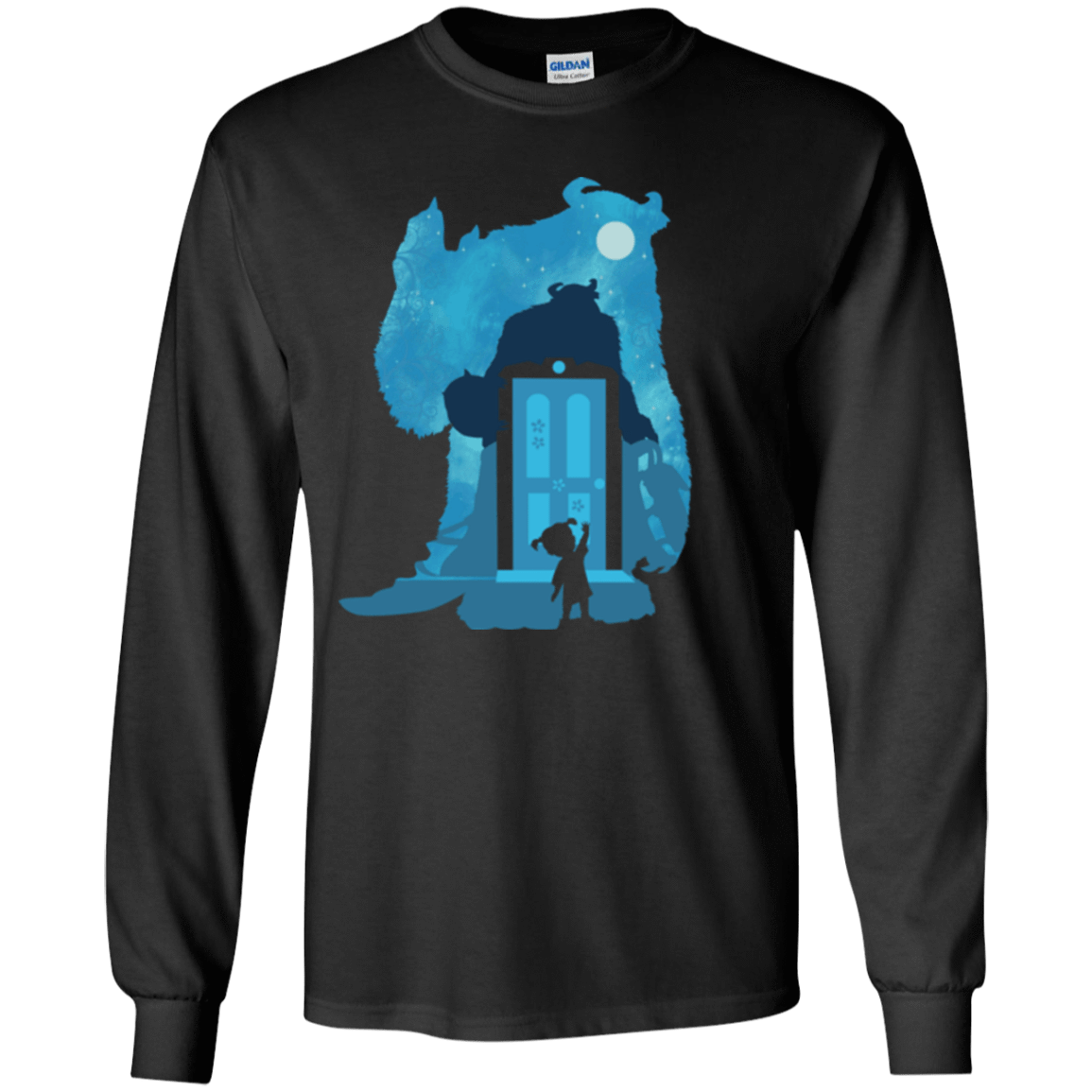 T-Shirts Black / YS Monster Portrait Youth Long Sleeve T-Shirt