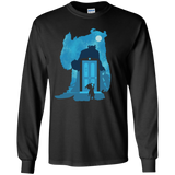 T-Shirts Black / YS Monster Portrait Youth Long Sleeve T-Shirt