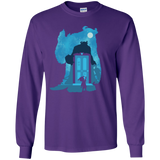 T-Shirts Purple / YS Monster Portrait Youth Long Sleeve T-Shirt
