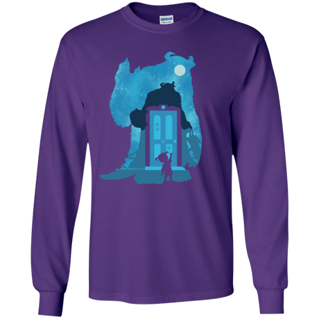 T-Shirts Purple / YS Monster Portrait Youth Long Sleeve T-Shirt