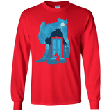 T-Shirts Red / YS Monster Portrait Youth Long Sleeve T-Shirt