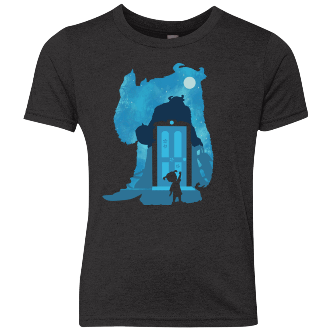 T-Shirts Vintage Black / YXS Monster Portrait Youth Triblend T-Shirt