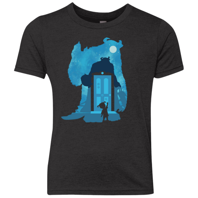 T-Shirts Vintage Black / YXS Monster Portrait Youth Triblend T-Shirt