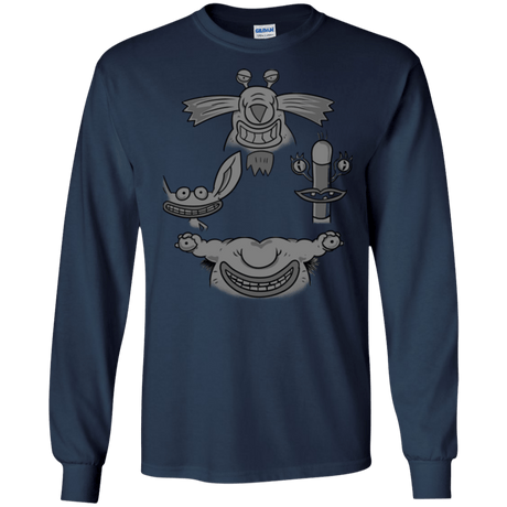 T-Shirts Navy / S MONSTER RHAPSODY Men's Long Sleeve T-Shirt