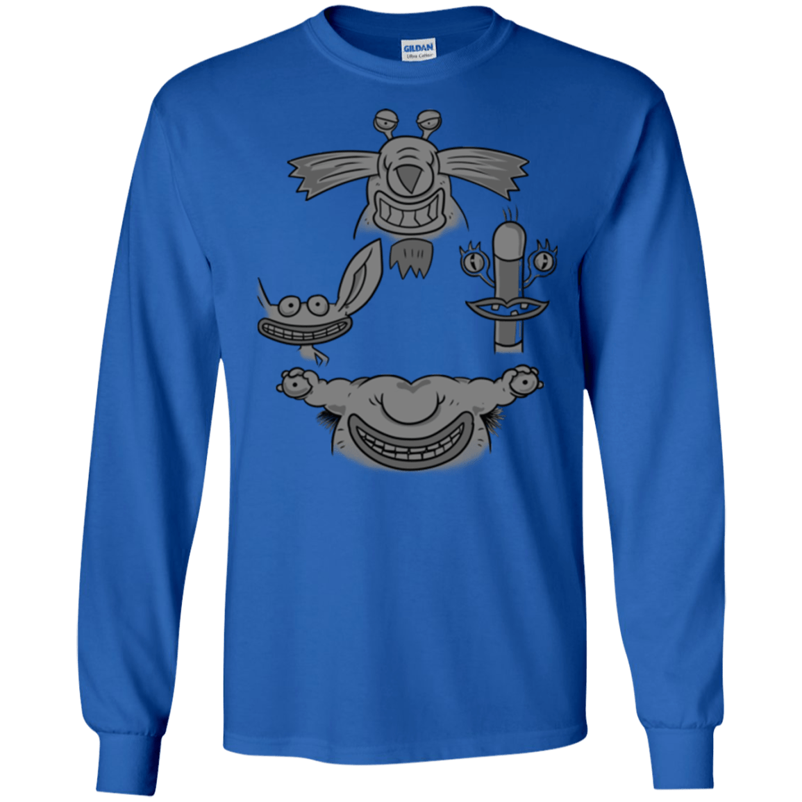 T-Shirts Royal / S MONSTER RHAPSODY Men's Long Sleeve T-Shirt