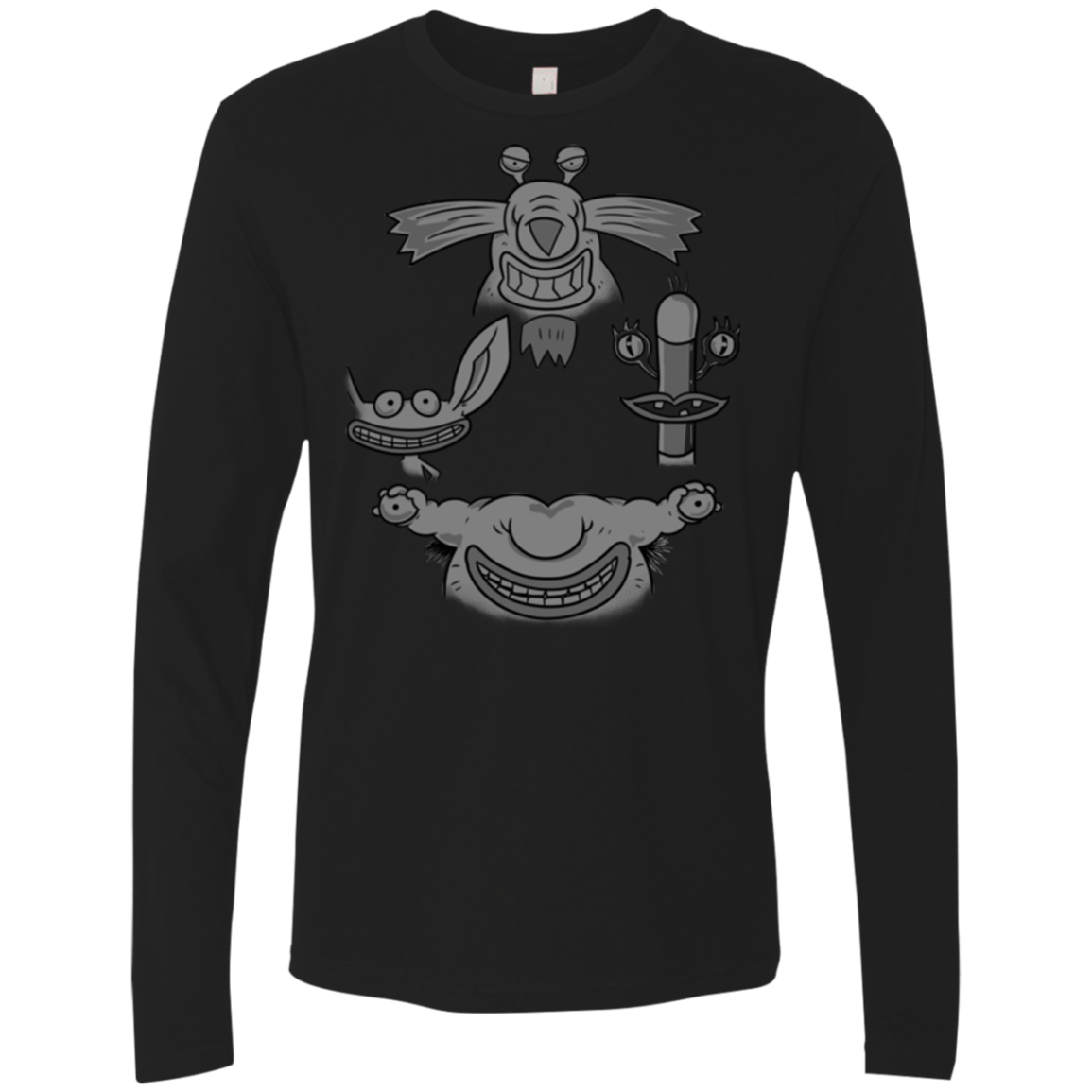 T-Shirts Black / S MONSTER RHAPSODY Men's Premium Long Sleeve