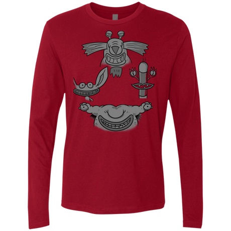 T-Shirts Cardinal / S MONSTER RHAPSODY Men's Premium Long Sleeve