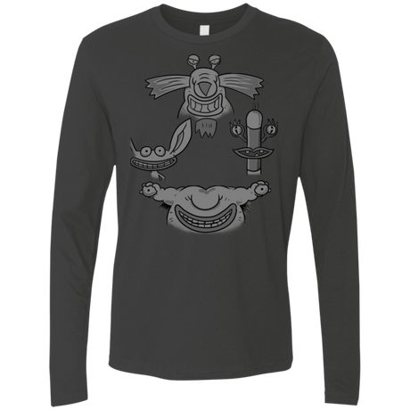 T-Shirts Heavy Metal / S MONSTER RHAPSODY Men's Premium Long Sleeve