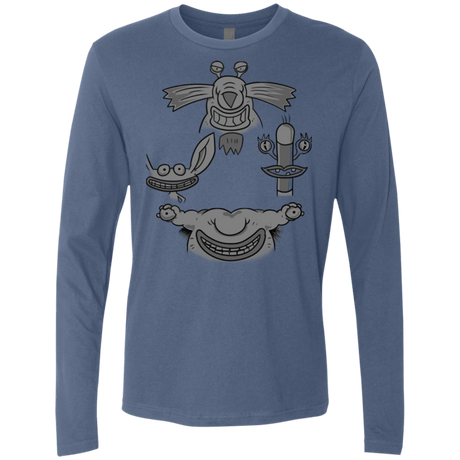 T-Shirts Indigo / S MONSTER RHAPSODY Men's Premium Long Sleeve