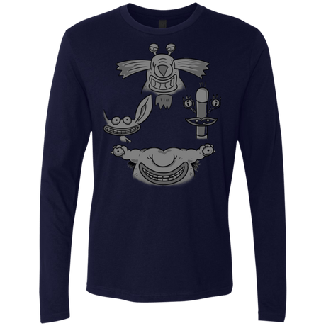 T-Shirts Midnight Navy / S MONSTER RHAPSODY Men's Premium Long Sleeve