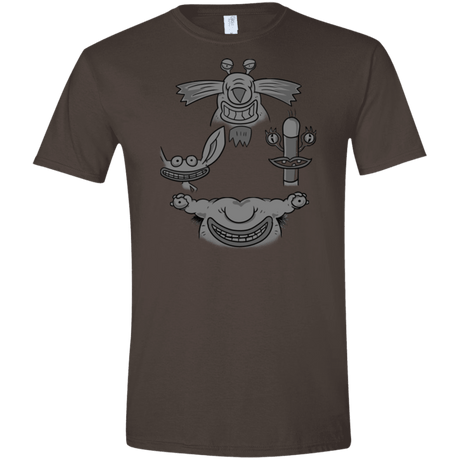 T-Shirts Dark Chocolate / S MONSTER RHAPSODY Men's Semi-Fitted Softstyle