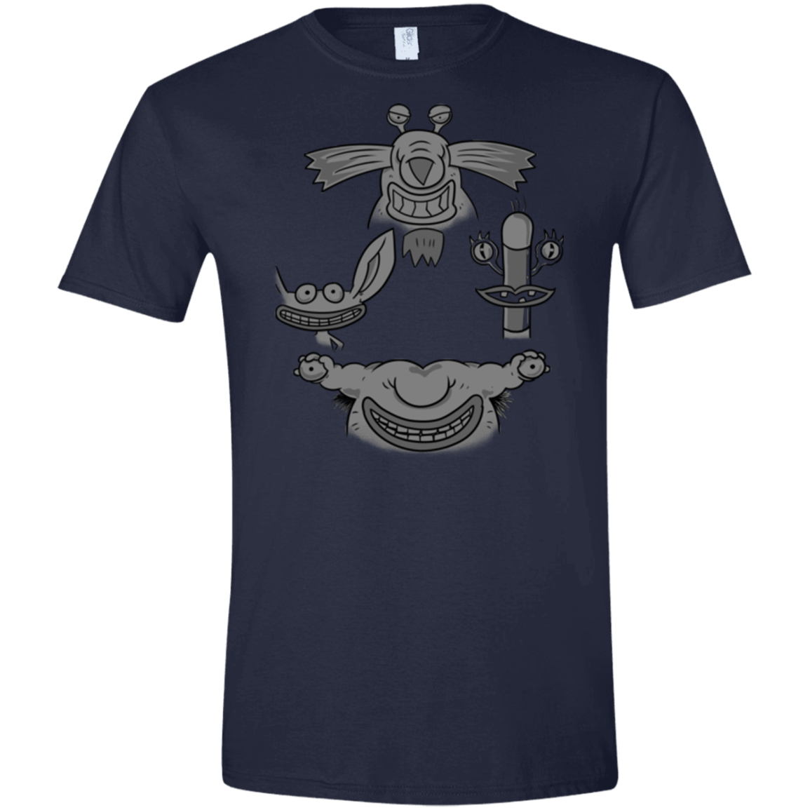 T-Shirts Navy / X-Small MONSTER RHAPSODY Men's Semi-Fitted Softstyle