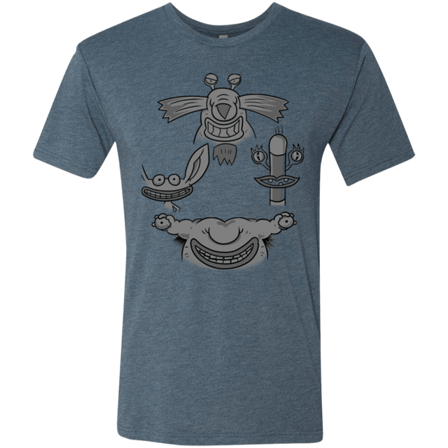 T-Shirts Indigo / S MONSTER RHAPSODY Men's Triblend T-Shirt