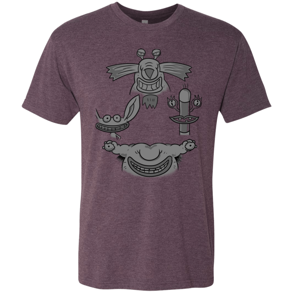 T-Shirts Vintage Purple / S MONSTER RHAPSODY Men's Triblend T-Shirt