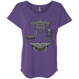 T-Shirts Purple Rush / X-Small MONSTER RHAPSODY Triblend Dolman Sleeve