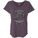 T-Shirts Vintage Purple / X-Small MONSTER RHAPSODY Triblend Dolman Sleeve