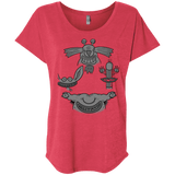 T-Shirts Vintage Red / X-Small MONSTER RHAPSODY Triblend Dolman Sleeve