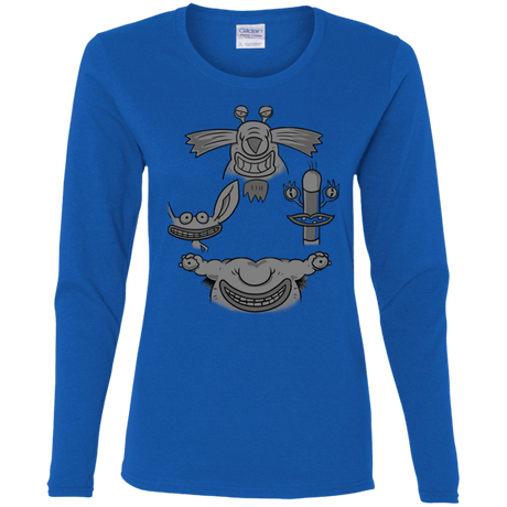 T-Shirts Royal / S MONSTER RHAPSODY Women's Long Sleeve T-Shirt