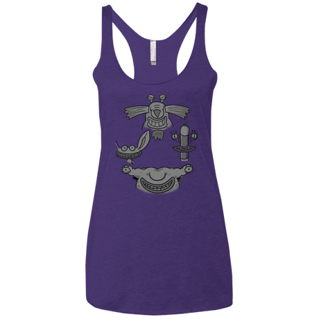 T-Shirts Purple Rush / X-Small MONSTER RHAPSODY Women's Triblend Racerback Tank
