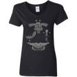 T-Shirts Black / S MONSTER RHAPSODY Women's V-Neck T-Shirt