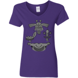 T-Shirts Purple / S MONSTER RHAPSODY Women's V-Neck T-Shirt