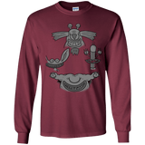 T-Shirts Maroon / YS MONSTER RHAPSODY Youth Long Sleeve T-Shirt