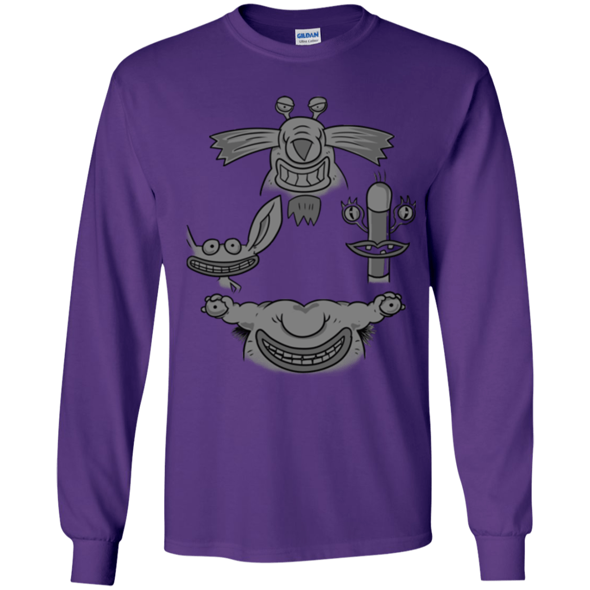 T-Shirts Purple / YS MONSTER RHAPSODY Youth Long Sleeve T-Shirt