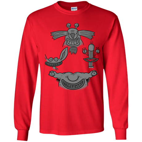 T-Shirts Red / YS MONSTER RHAPSODY Youth Long Sleeve T-Shirt