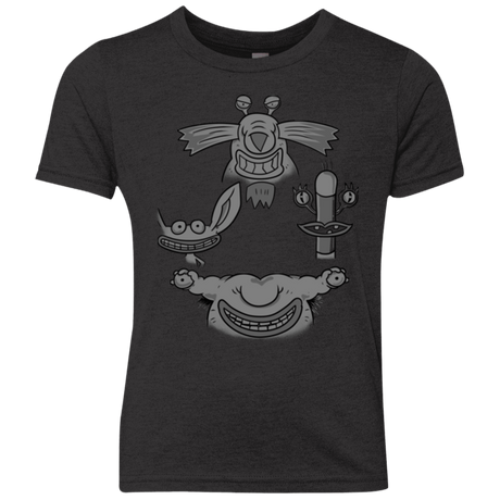 T-Shirts Vintage Black / YXS MONSTER RHAPSODY Youth Triblend T-Shirt