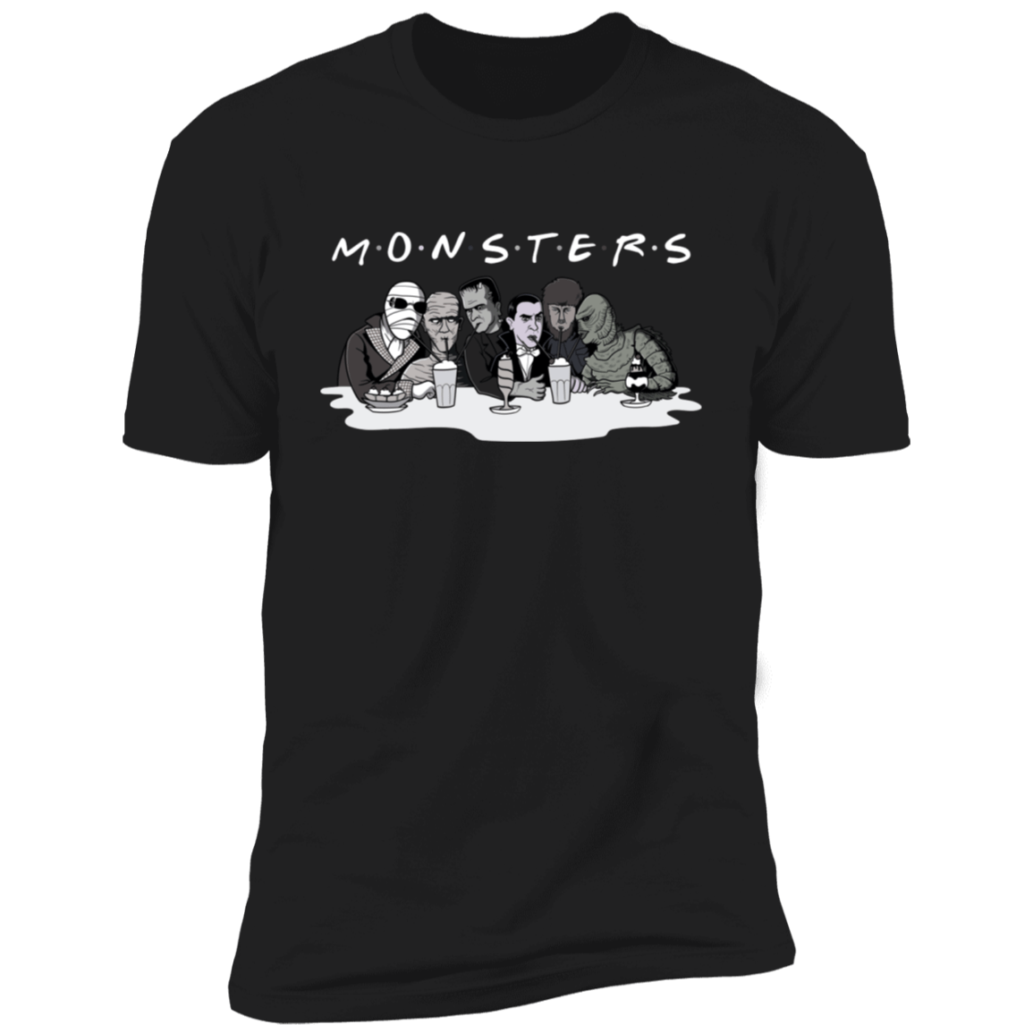 T-Shirts Black / X-Small MONSTERS Men's Premium T-Shirt